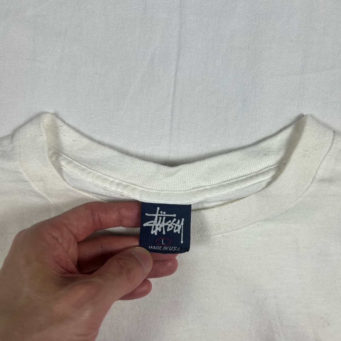 90‘s 스투시 stussy 핑크 로고 프린트 반팔티 상품이미지7