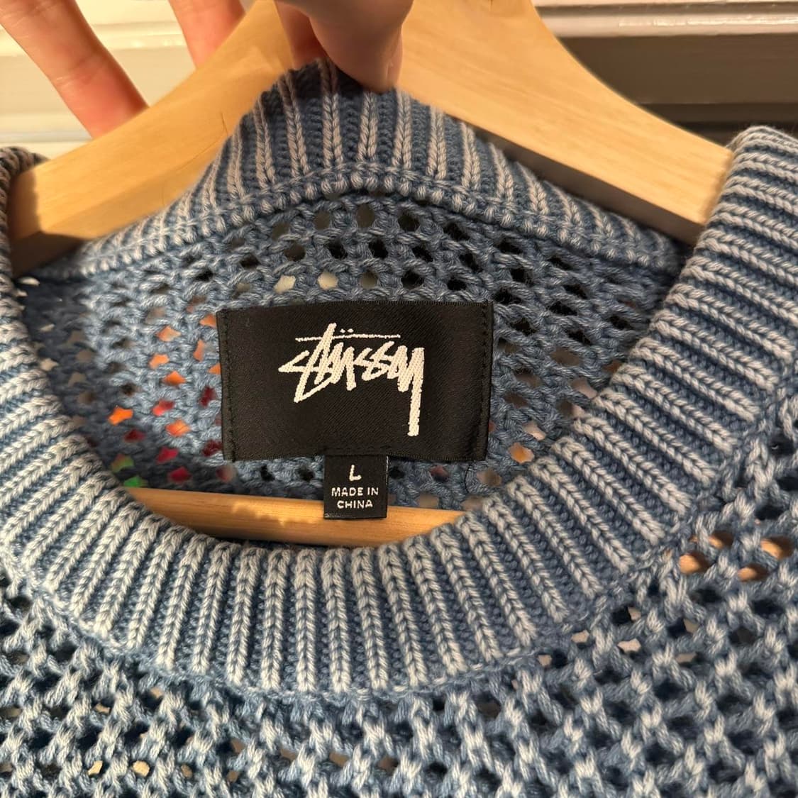 스투시 피그먼트 다이드 루즈 게이지 스웨터 씨폼 상품이미지3