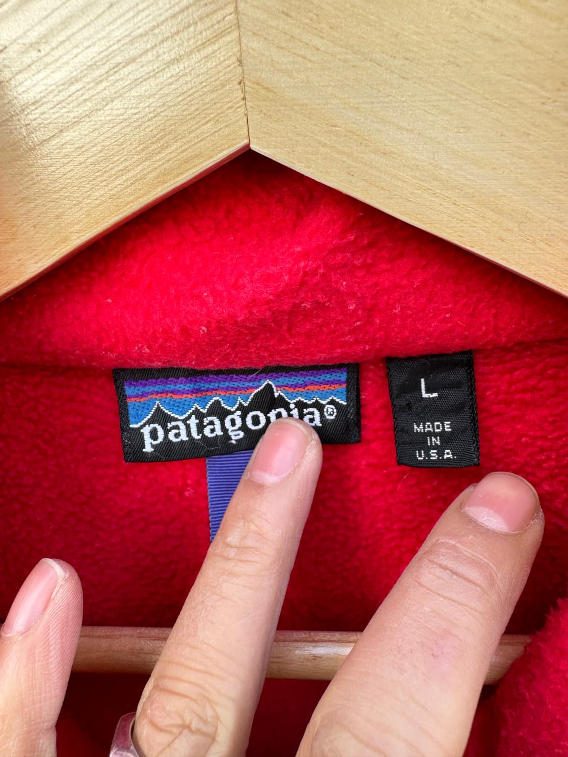 80s 파타고니아 usa 신칠라 집업 후리스 플리스 두꺼움 레드 상품이미지6