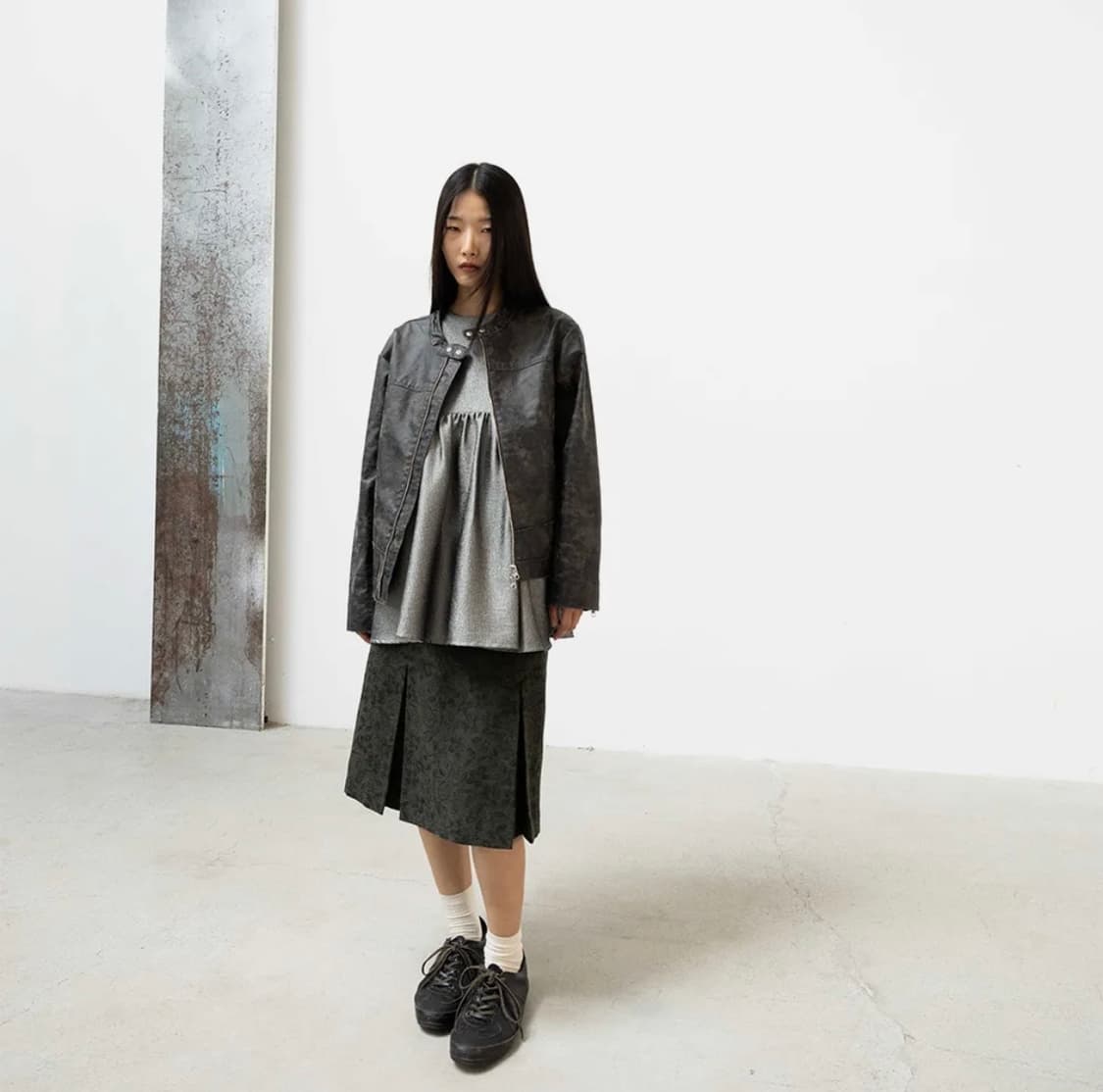 [1사이즈] 999 휴머니티 라이더 레더 자켓 블랙 상품이미지2