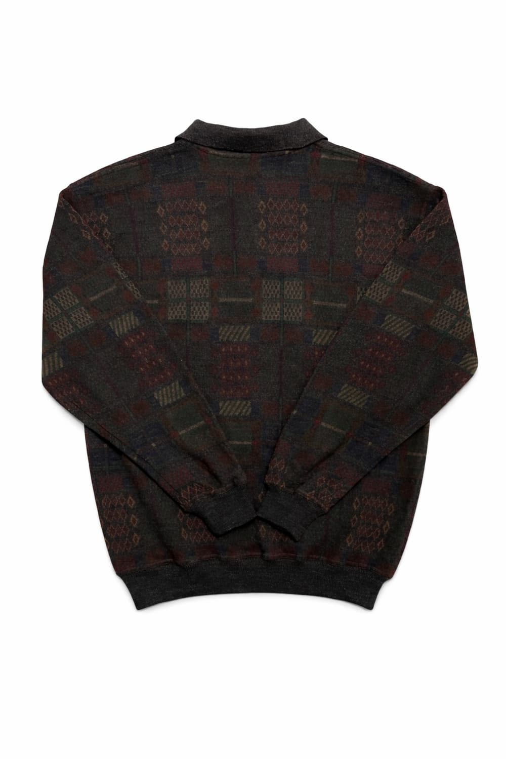 UK 80s~90s 영국 빈티지 에스닉 보헤미안 레트로 멀티 패턴 니트 상품이미지2