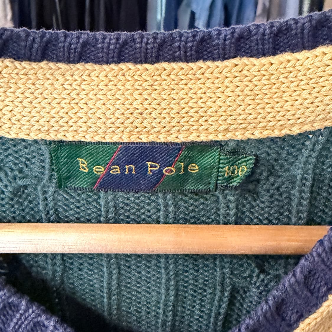 [100] 빈폴 꽈배기 크리켓 니트 스웨터  상품이미지4