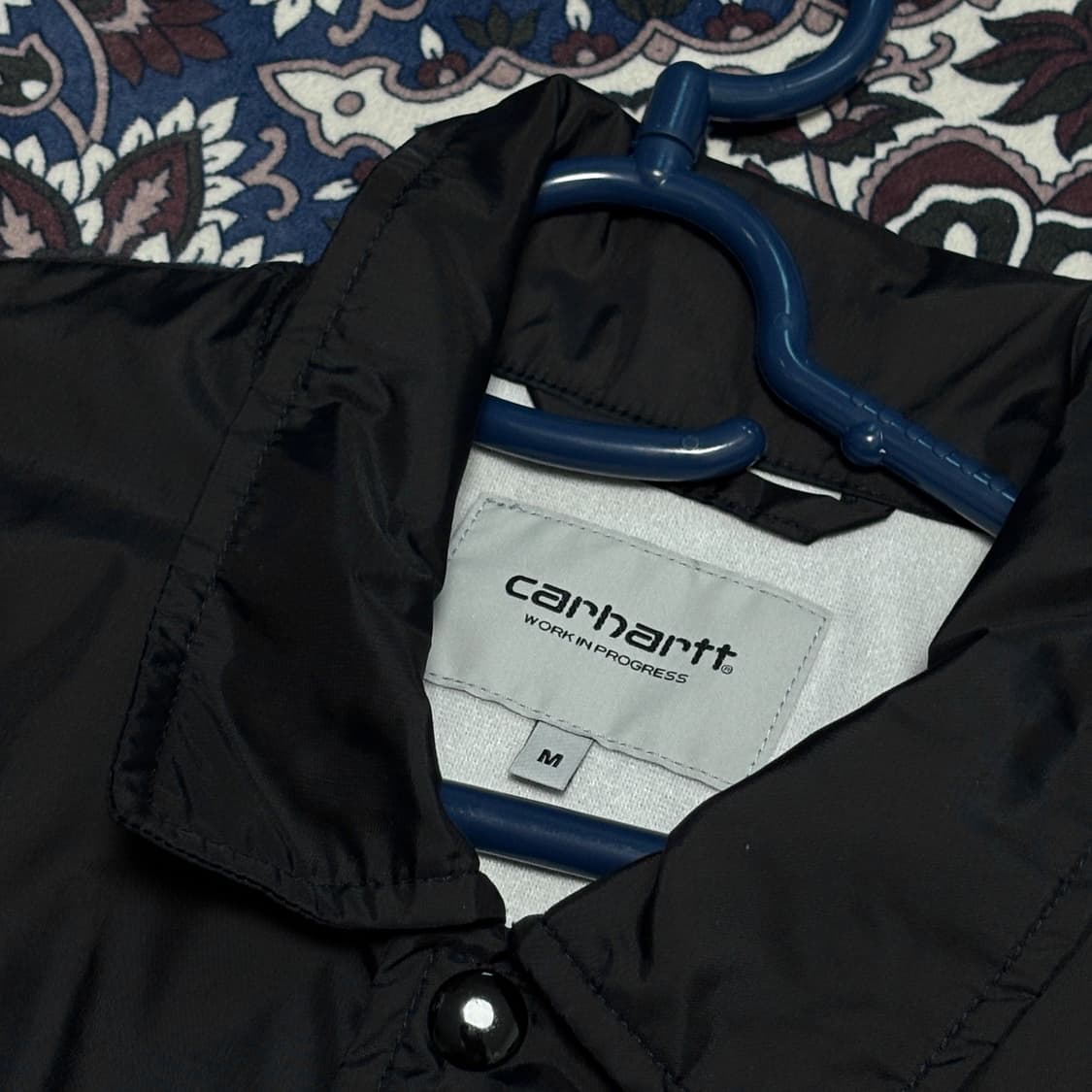 칼하트 WIP 블랙 코치 자켓 M 상품이미지2