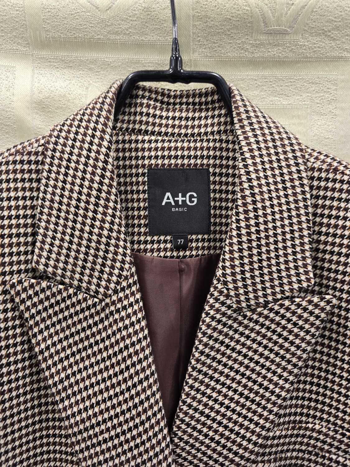 A+G 엣지 체크 자켓 77 상품이미지2