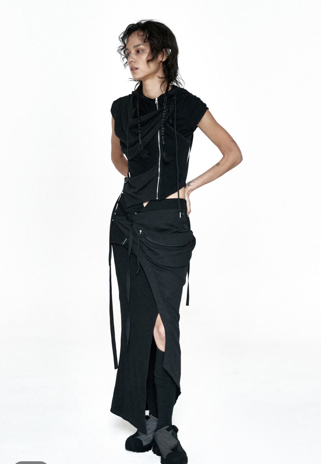 Differentis ok drapery hood sleeve 상품이미지2