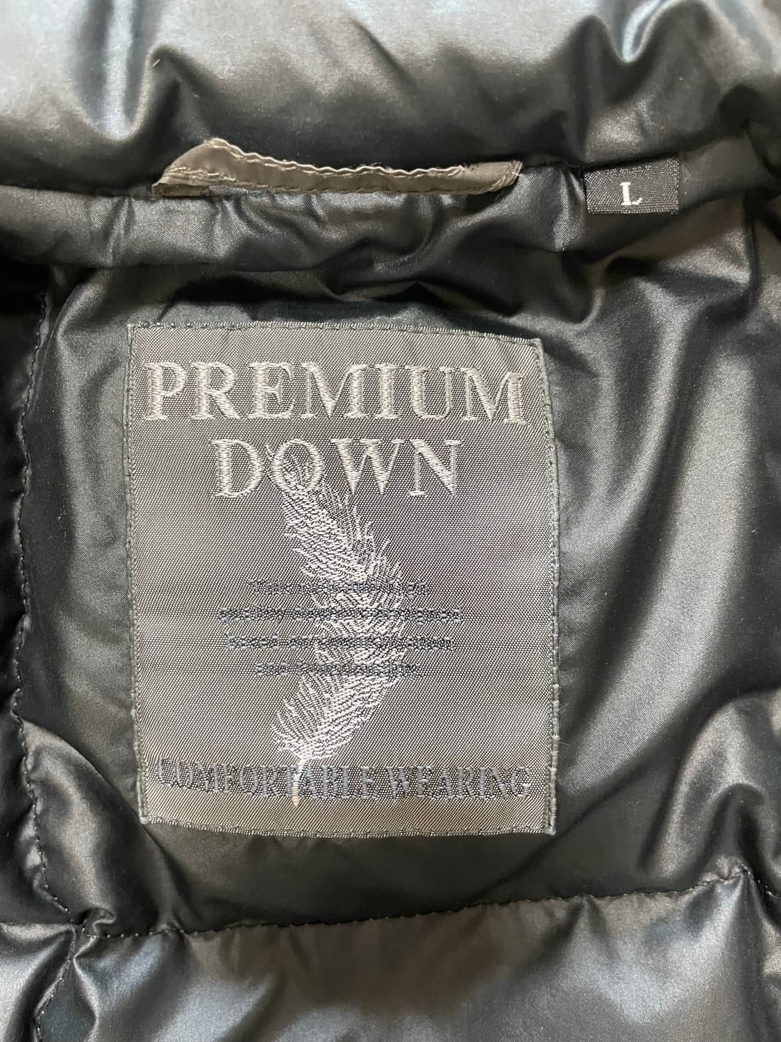 택포) 퍼스트다운 USA 스퀘어스티치 구스다운 경량패딩 상품이미지2