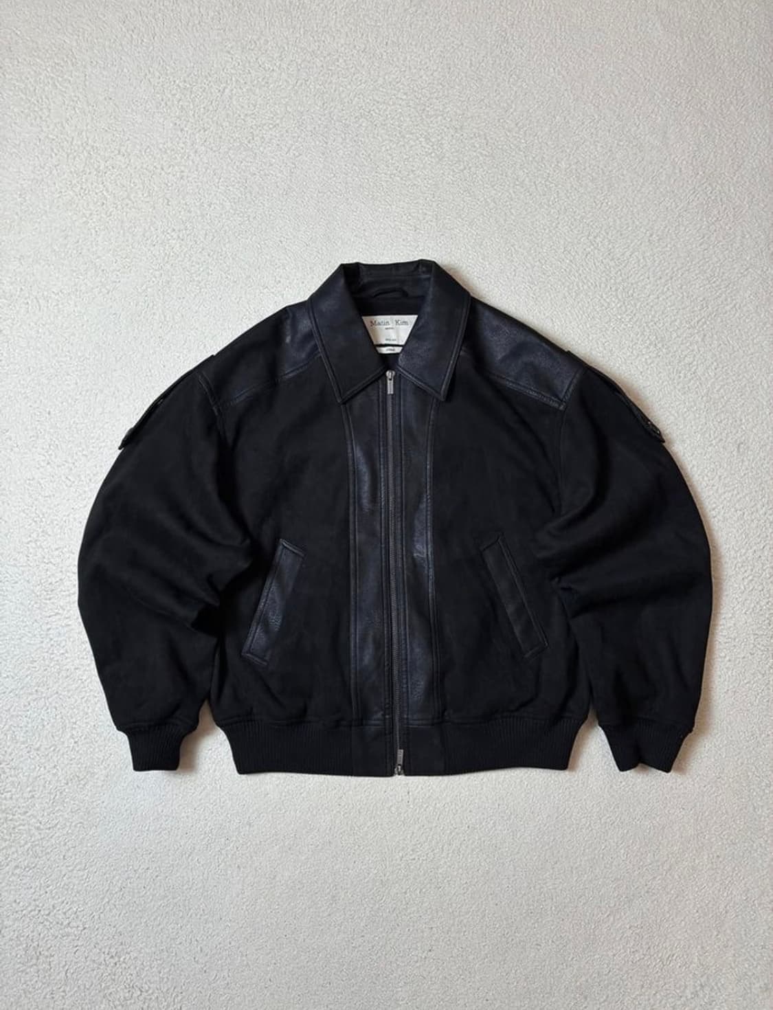 마뗑킴 스웨이드 레더 자켓 상품이미지1