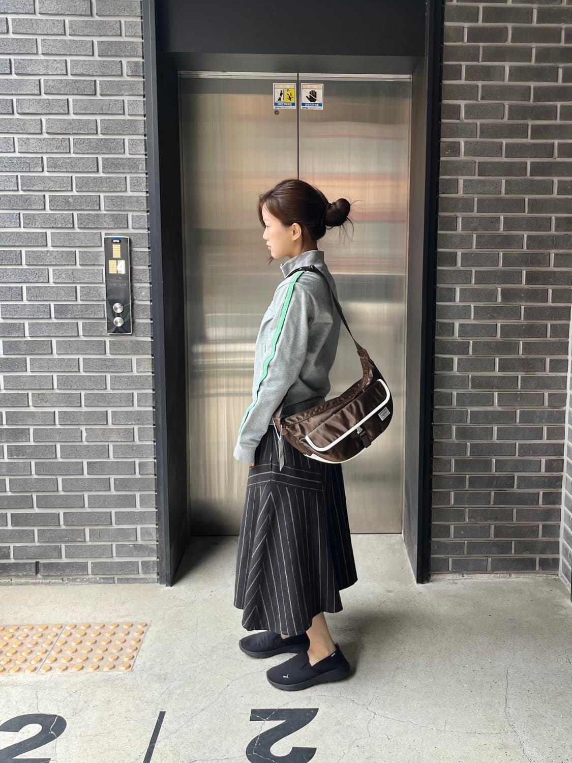 Porter 포터 크로스 호보백 올리브그린 상품이미지3