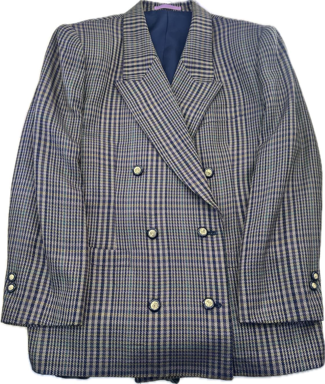 버버리 금장 더블체크 자켓 상품이미지1