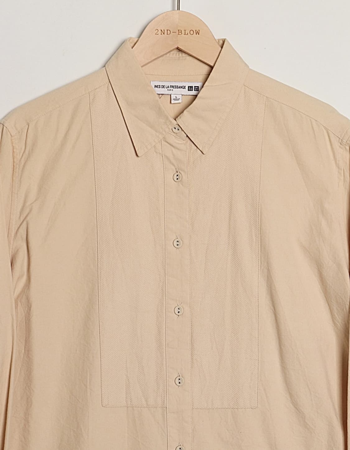  UQ x INES DE LA FRESSANGE Long Shirts 상품이미지2