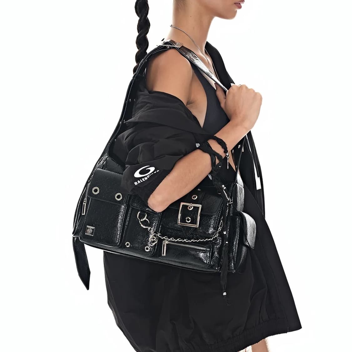 블랙퍼플 포트리스 백 상품이미지3