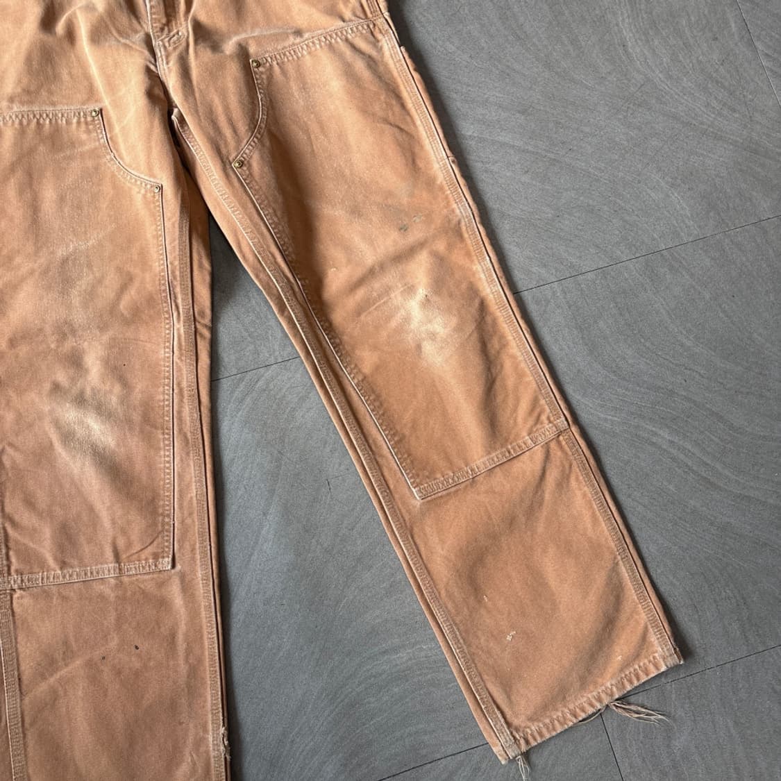 칼하트 정품 브라운 더블니 팬츠 바지 카펜터 상품이미지4