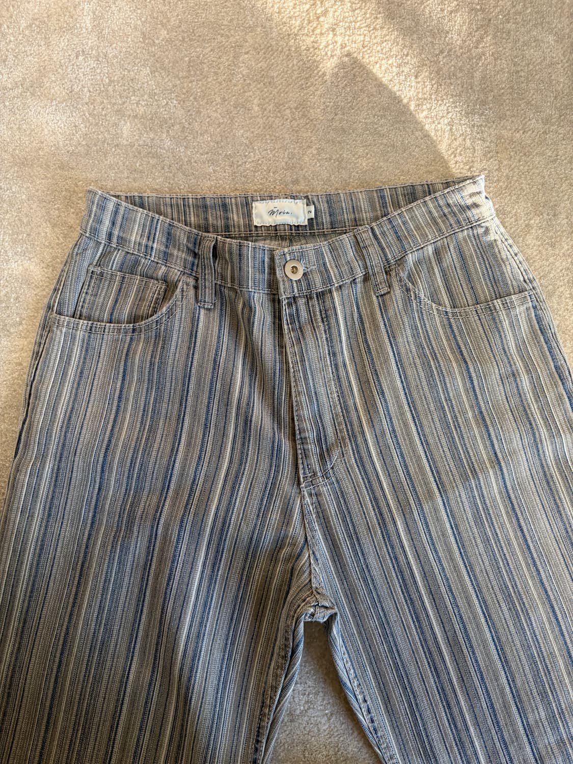 모이아 스트라이프 데님팬츠 상품이미지2