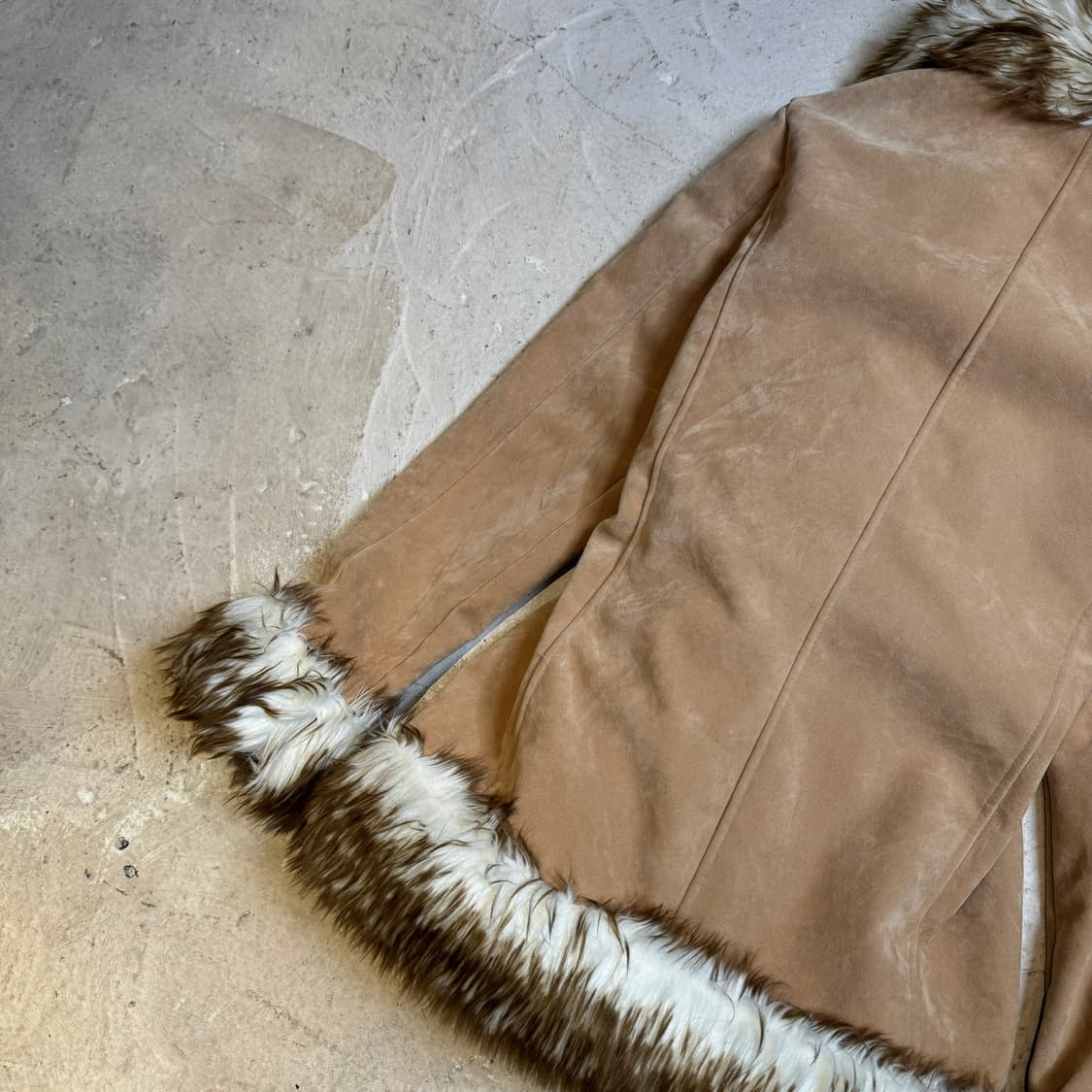 퍼 트림 스웨이드 무스탕 상품이미지6