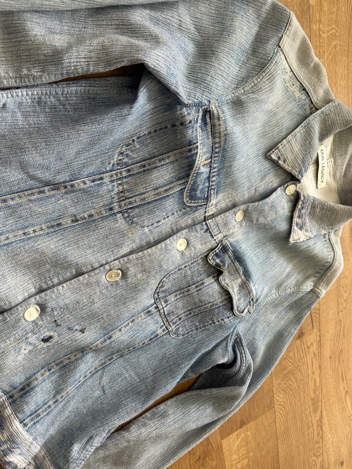 아워레가시 리버스 플리티드 셔츠 50사이즈 상품이미지5