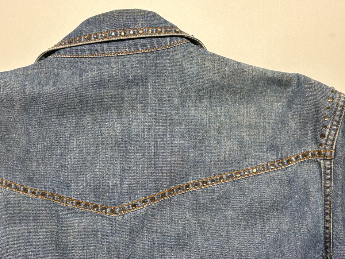 드리스반노튼 데님 웨스턴 셔츠 상품이미지10