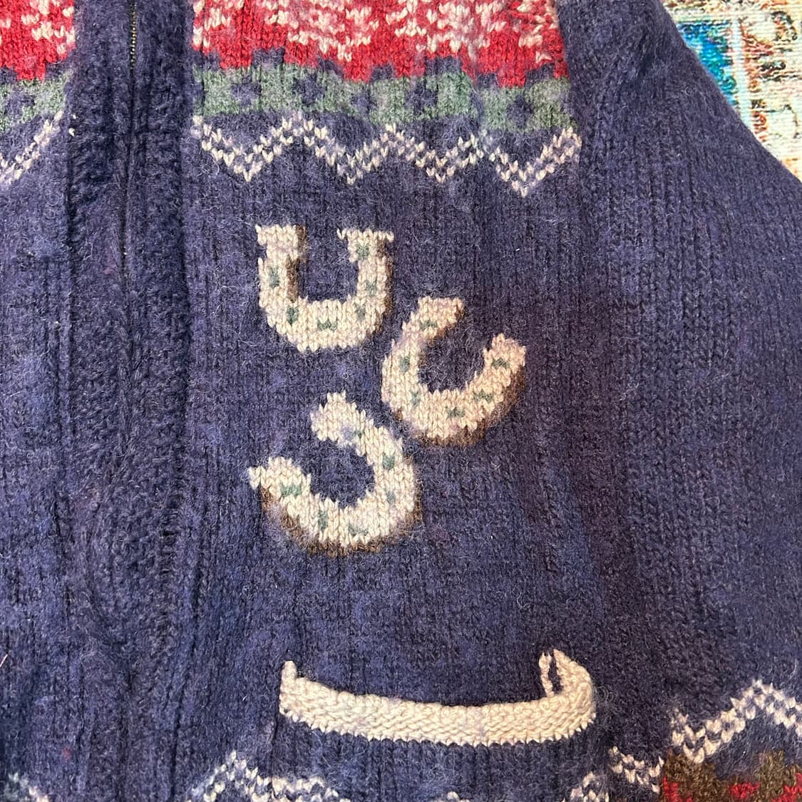 [L] 펜필드 코위찬 니트 집업 자켓 상품이미지3