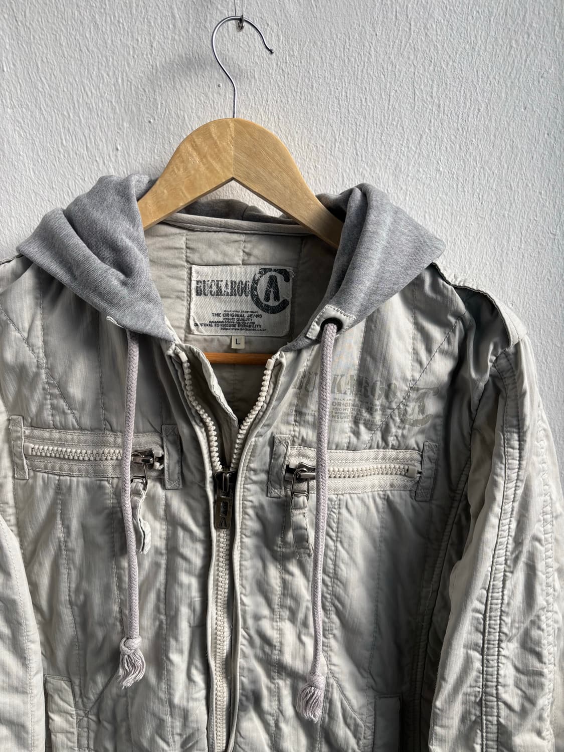 Buckaroo Ivory Hood Jacket 상품이미지6