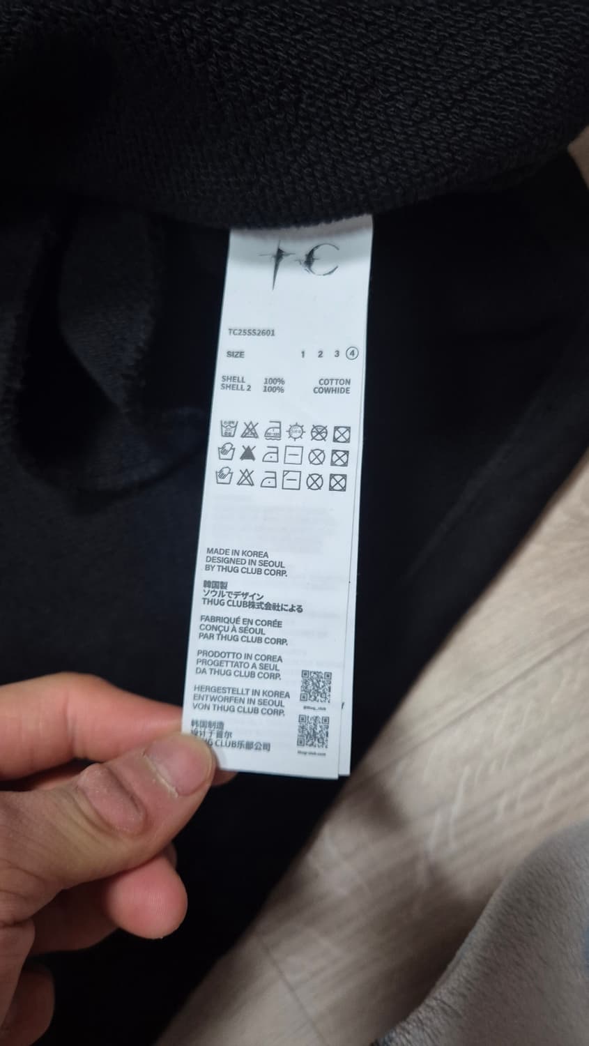 떠그클럽 25FW TC 엔젤 후드티 4사이즈 상품이미지3