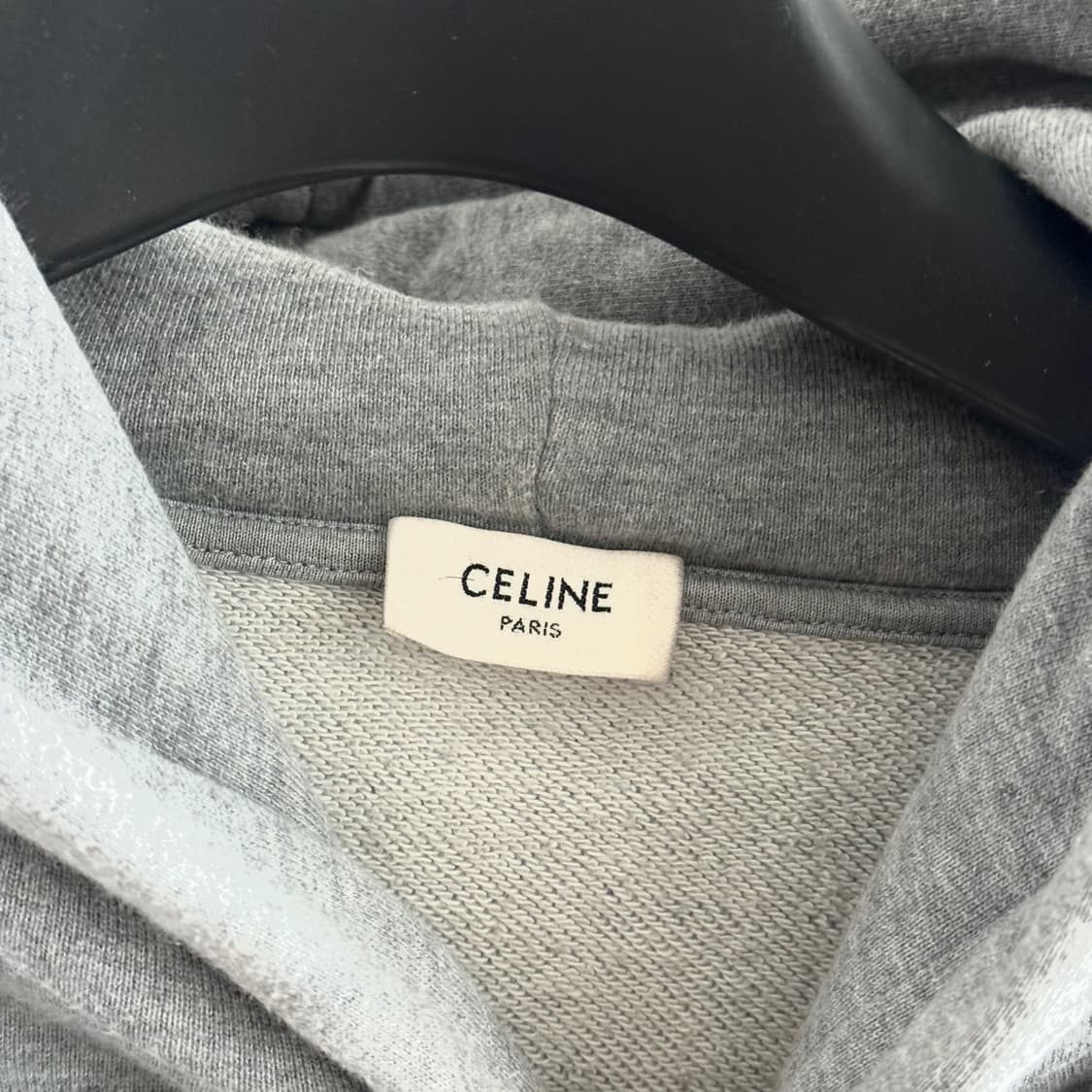 셀린느 앞로고 후드티 그레이 S 사이즈 상품이미지5