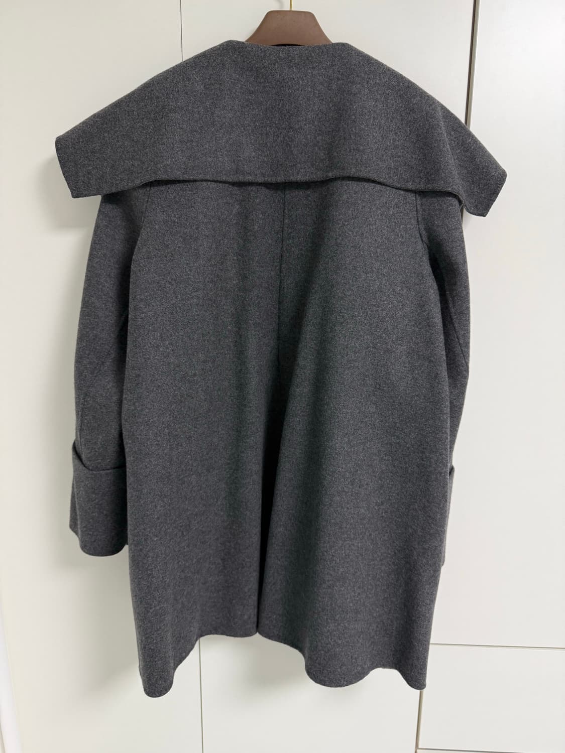 ENFOLD 엔폴드 A라인 카라 케이프코트 상품이미지5