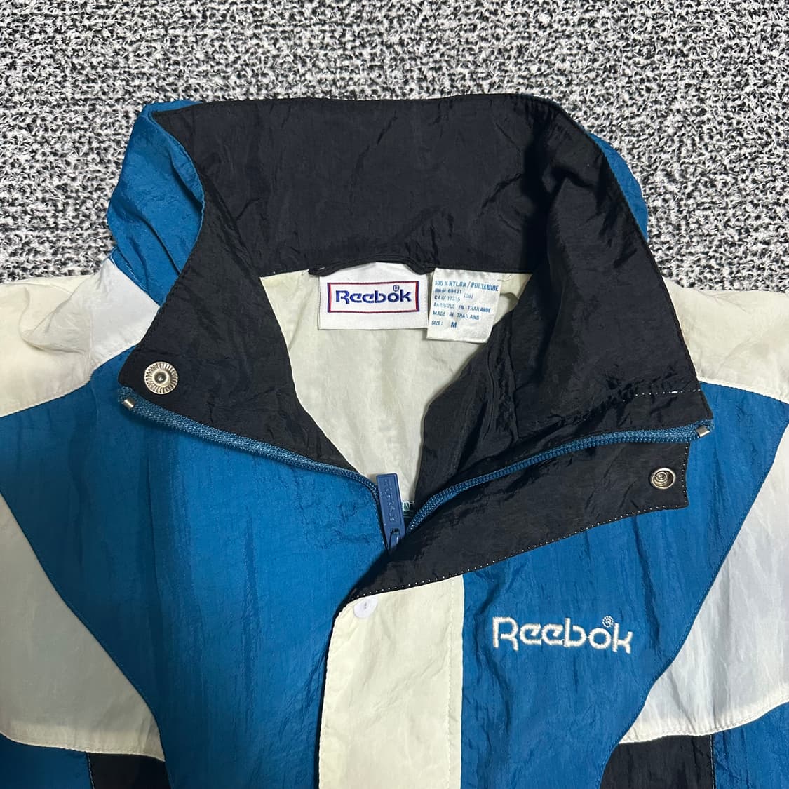 (XL추천) 리복 바람막이 아노락 블루 상품이미지3