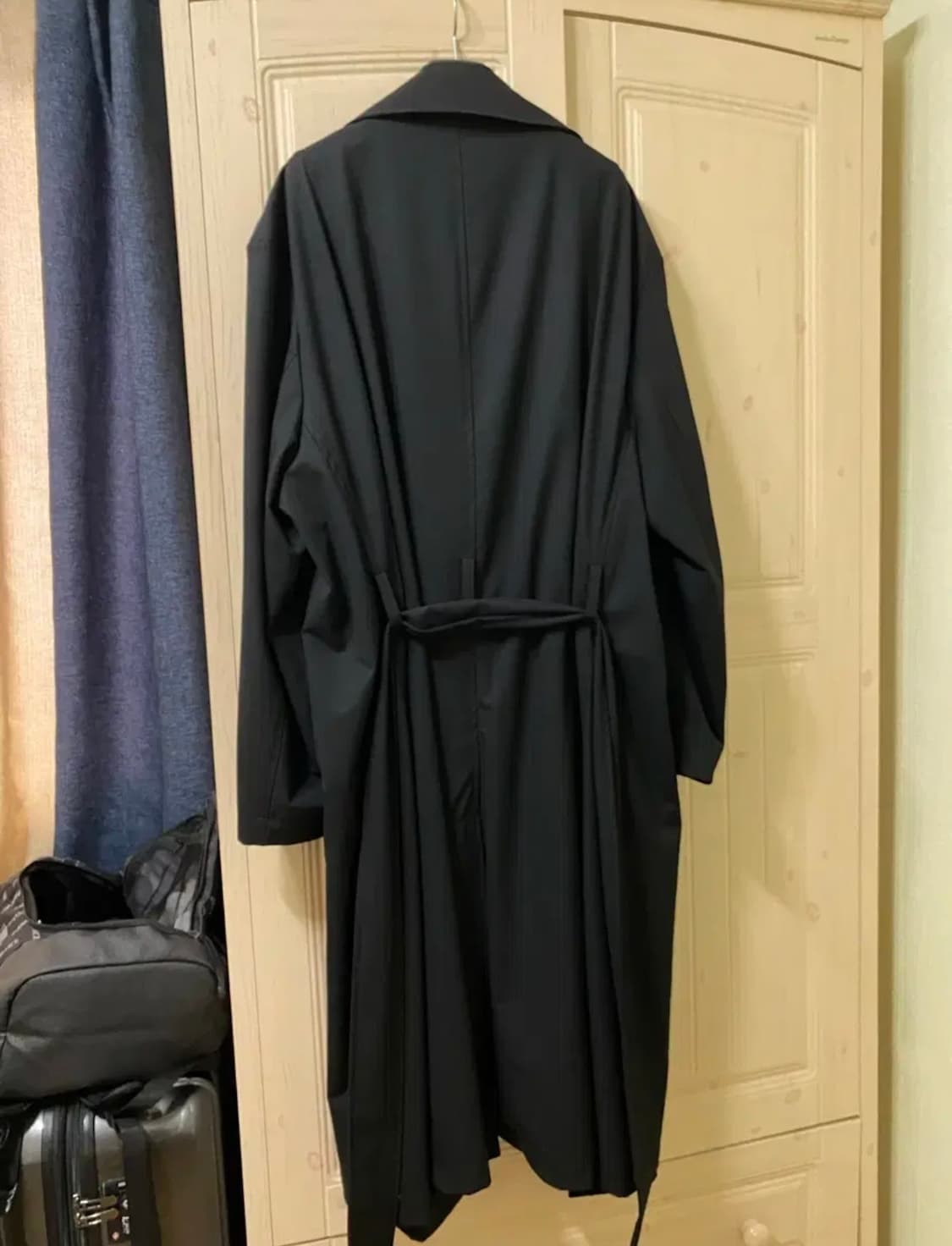 자라 블랙 롱 트렌치코트 XL 상품이미지3