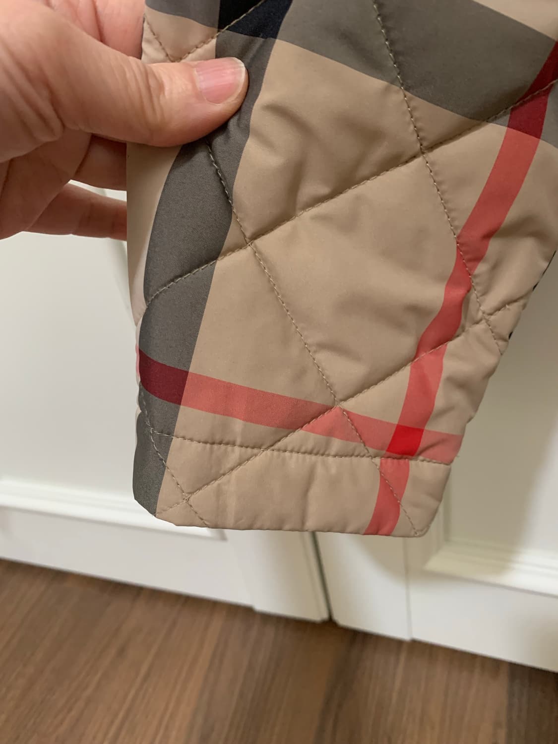 [정품]버버리키즈 체크 퀄팅 자켓 상품이미지5