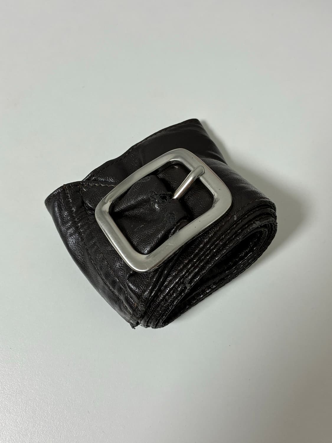 OUR LEGACY / FAKE LEATHER CRUNCH BELT 상품이미지2