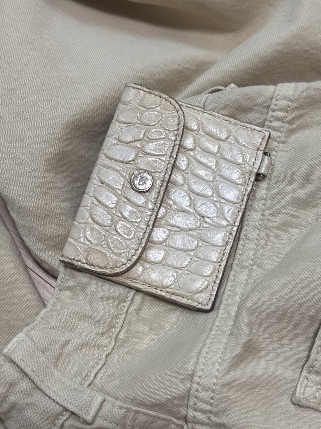(M) Saks potts salma jeans 살마 진 베이지 상품이미지9