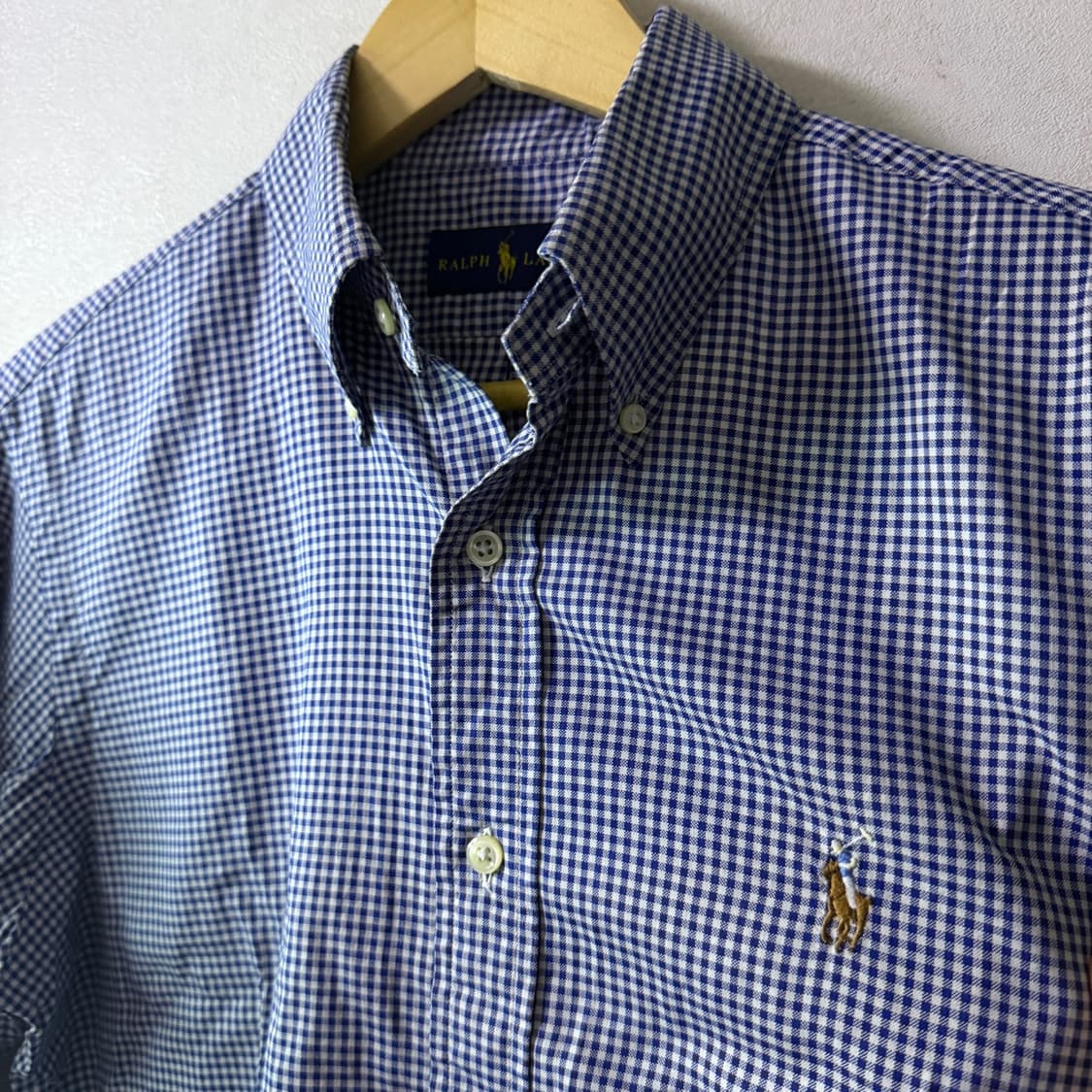 폴로 랄프로렌 잔체크 오색말셔츠 (남성 100정도) 상품이미지8