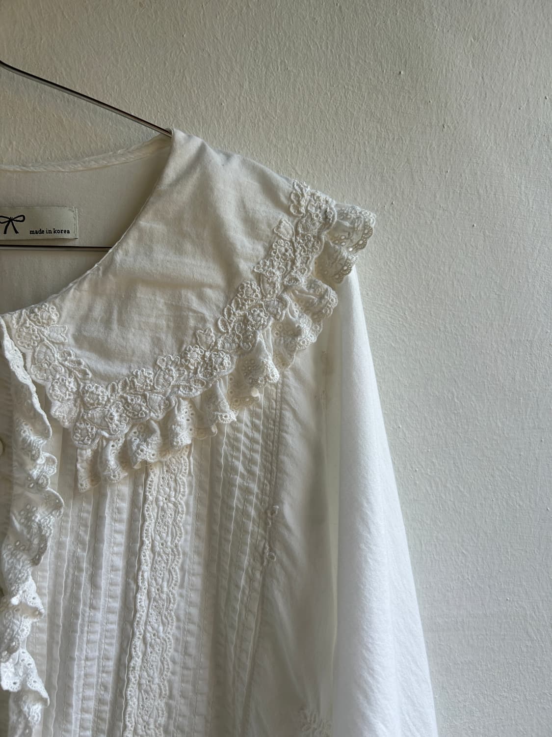 펀칭 블라우스 셔츠 상품이미지4