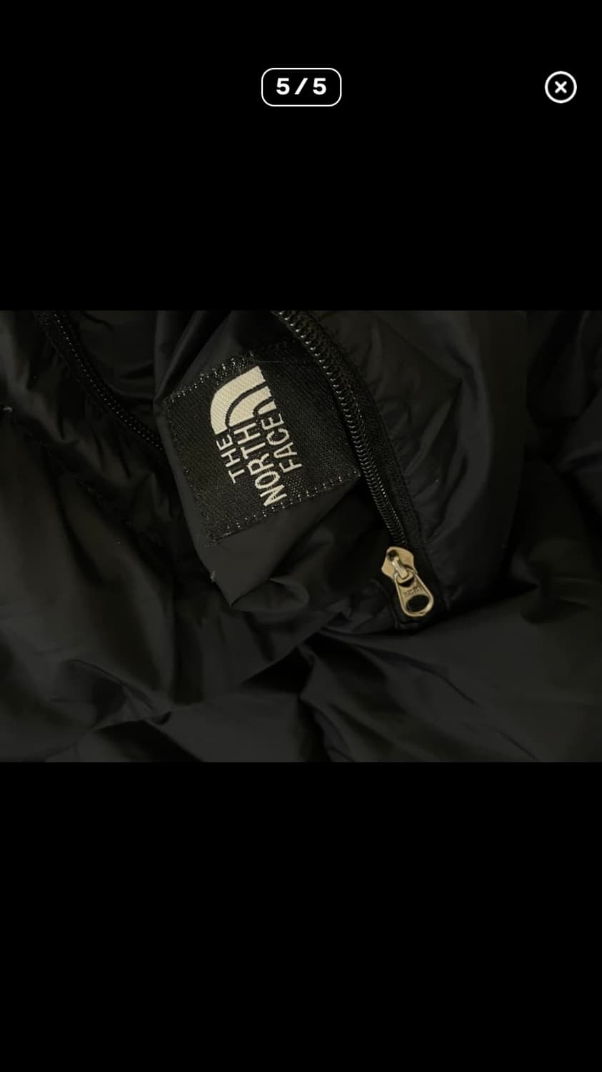 노스페이스 센터로고 눕시 700 데님 해외판 상품이미지5