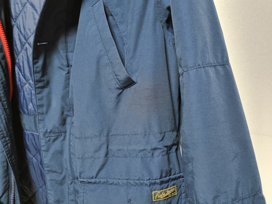 여성 청소년 폴로 랄프로렌 네이비 우븐 후드 자켓 안감 다이아몬드 퀼팅 상품이미지8