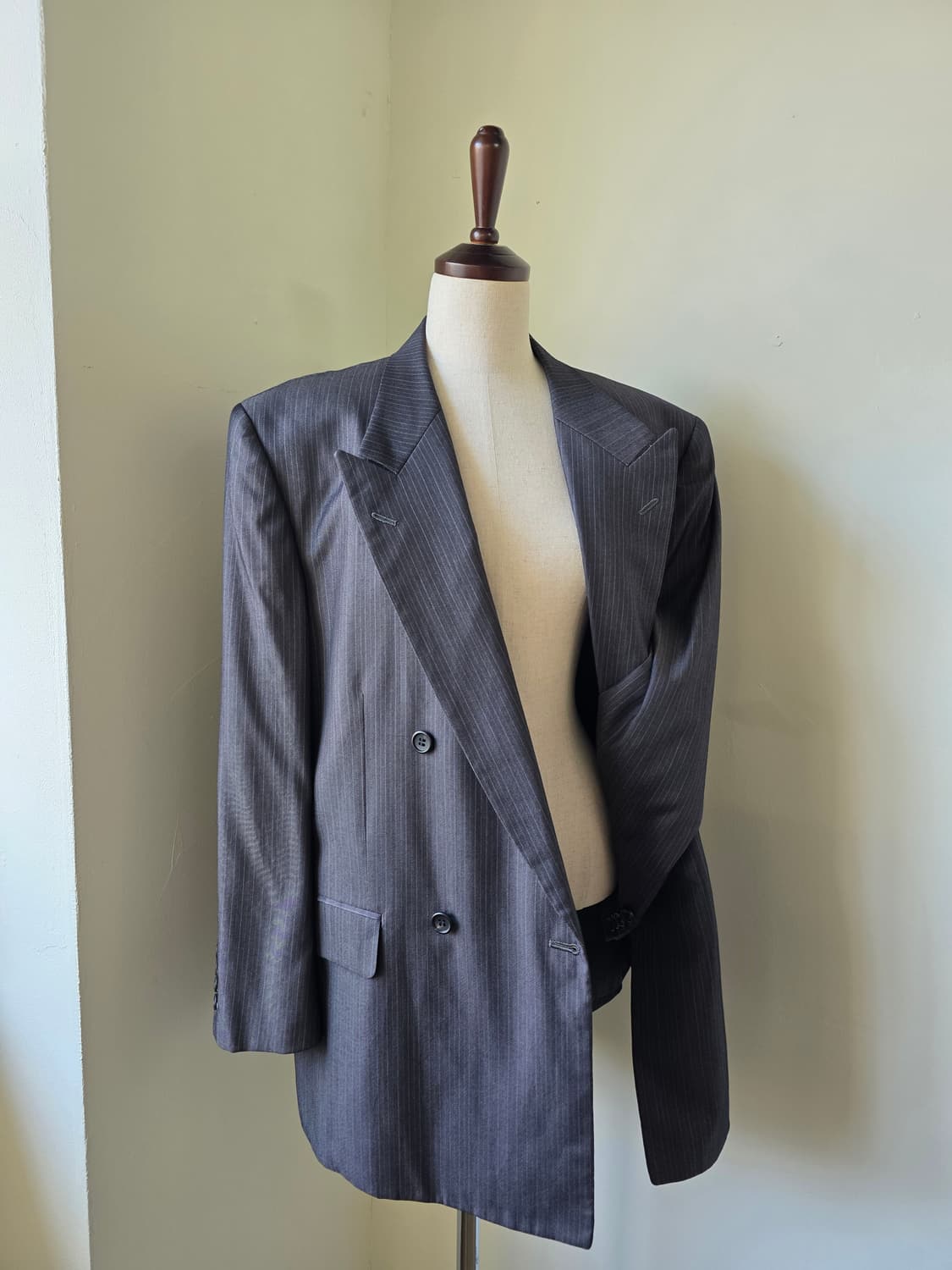크리스찬 디올 스트라이프 더블 정장 자켓 상품이미지1