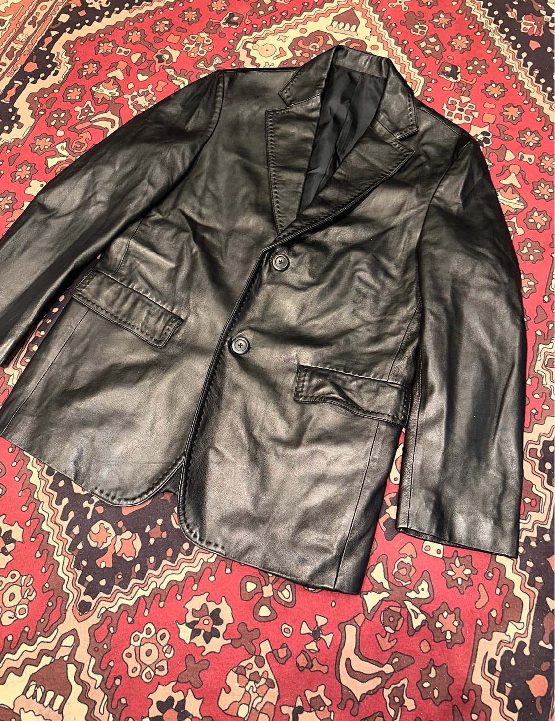 ( L ) 가죽마이 가죽자켓 레더자켓 양가죽자켓 가죽블레이저 가죽블리이져 상품이미지5