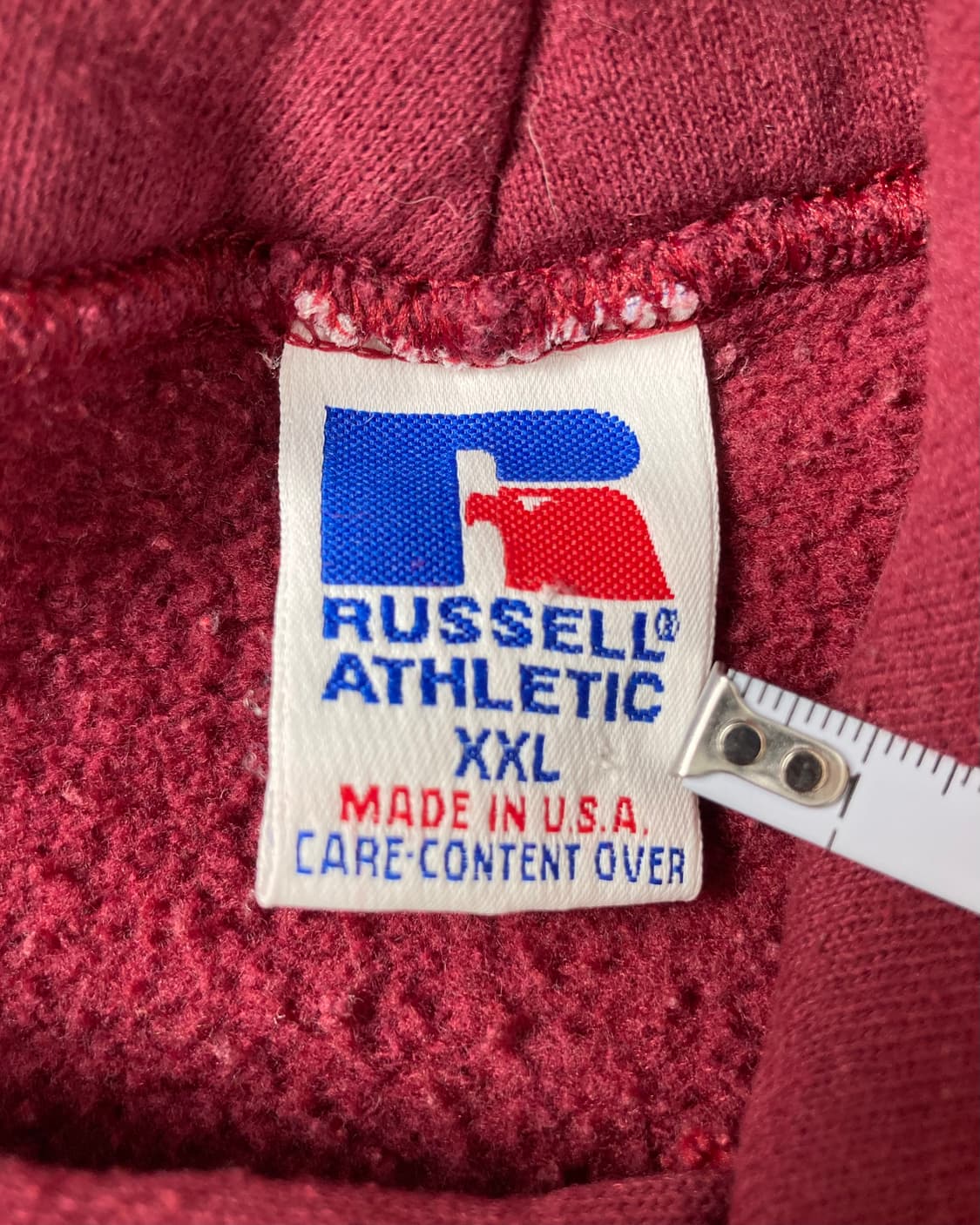 90s Russell Hoodie (burgundy) 상품이미지3