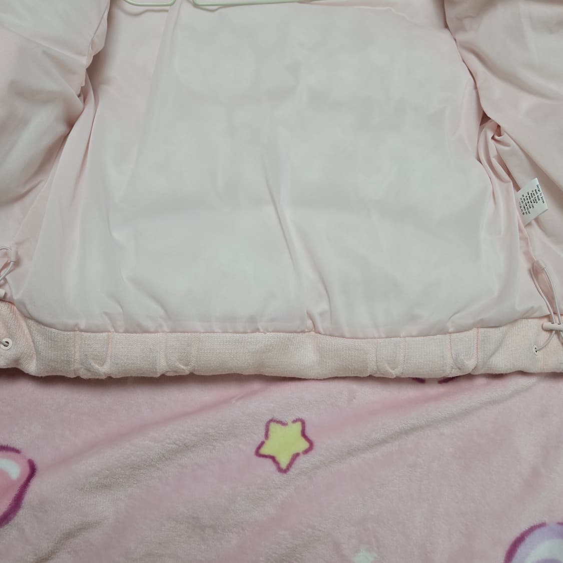 클리시어 츄츄 케이블 니트 패딩 pink 상품이미지4