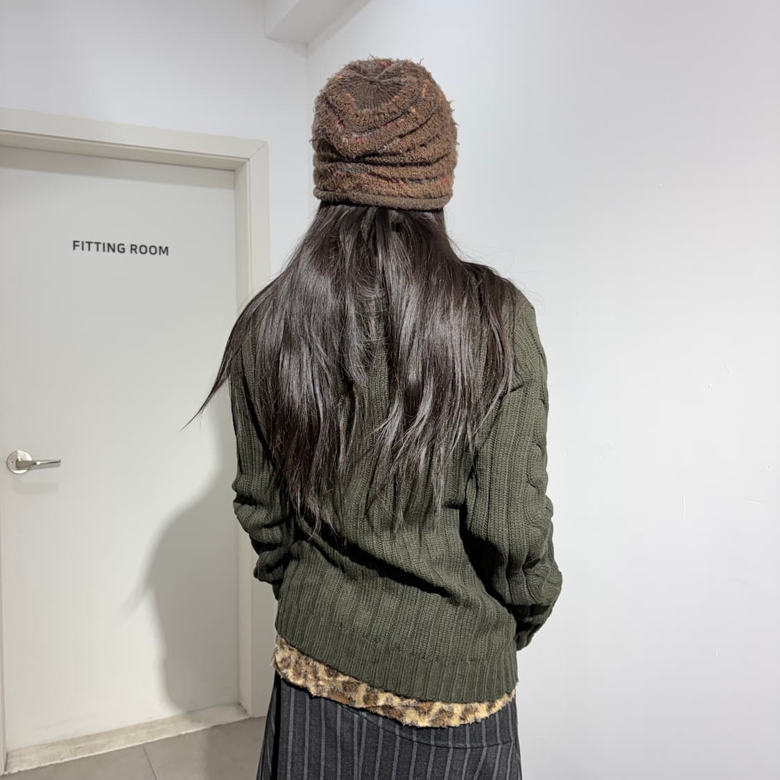 본더치 y2k 케이블 니트 집업 자켓 상품이미지4