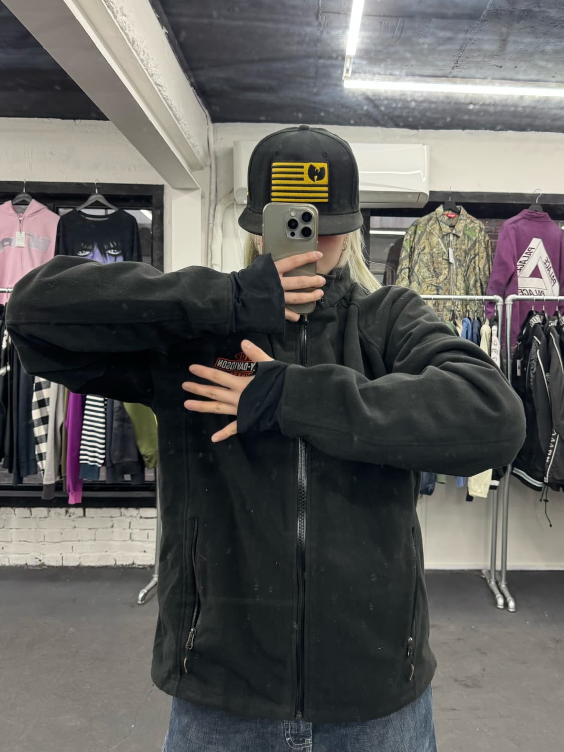 할리데이비슨 빅로고 플리스 자켓 상품이미지4