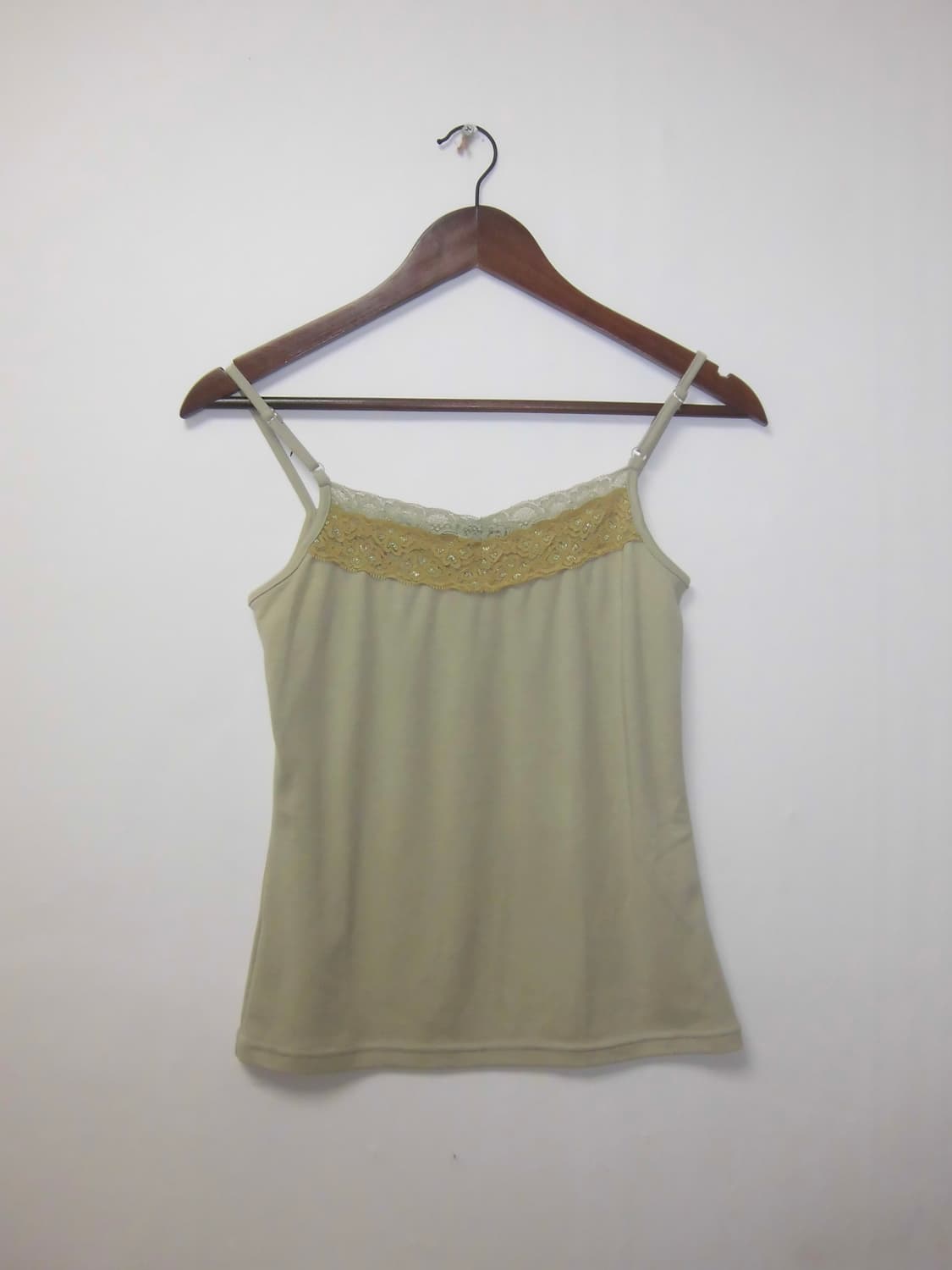 jpn vintage khaki lace sleeveless 상품이미지1