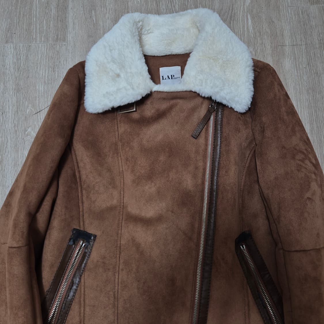 LAP 랩 여성 양털 스웨이드 무스탕 자켓 S(90) 상품이미지2