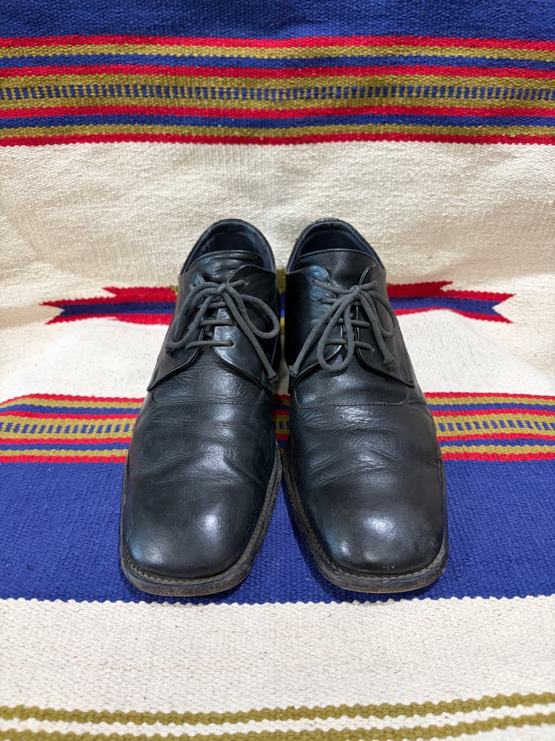 알프레도 바니스터 스퀘어 토 롱힐 더비 슈즈 상품이미지2