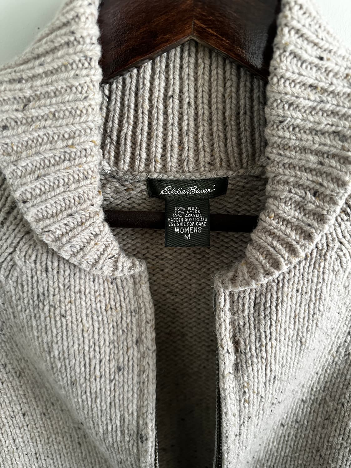 Eddie Bauer 에디바우어 울 블렌드 하프집업 니트 스웨터 상품이미지3