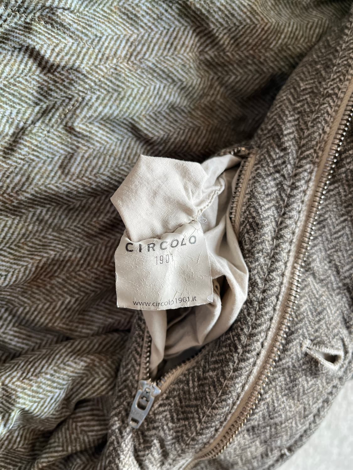 Circolo 1901 헤링본 유틸리티 필드 자켓 (103-105) 상품이미지7