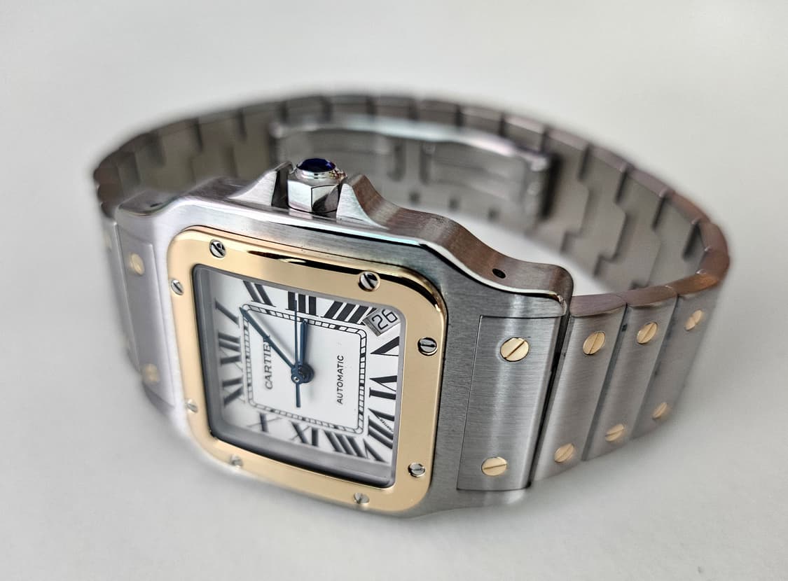 까르띠에 산토스 갈베 XL 18k콤비 오토메틱 상품이미지3