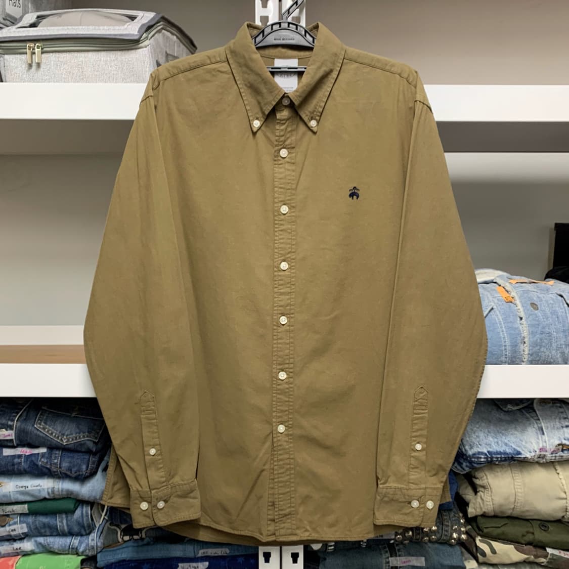 [M] 브룩스 브라더스 솔리드 코튼셔츠 상품이미지2