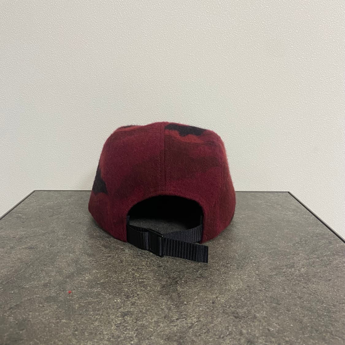 (OS) 슈프림 박스로고 캠프캡 모자 우드랜드 카모 와인 상품이미지4