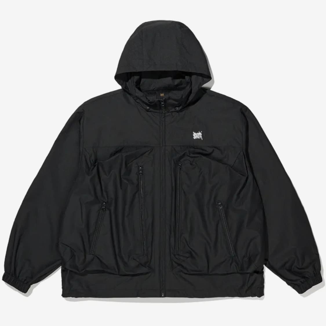 [ M ] 브라운브레스 태그 윈드브레이커 블랙 바람막이 상품이미지1