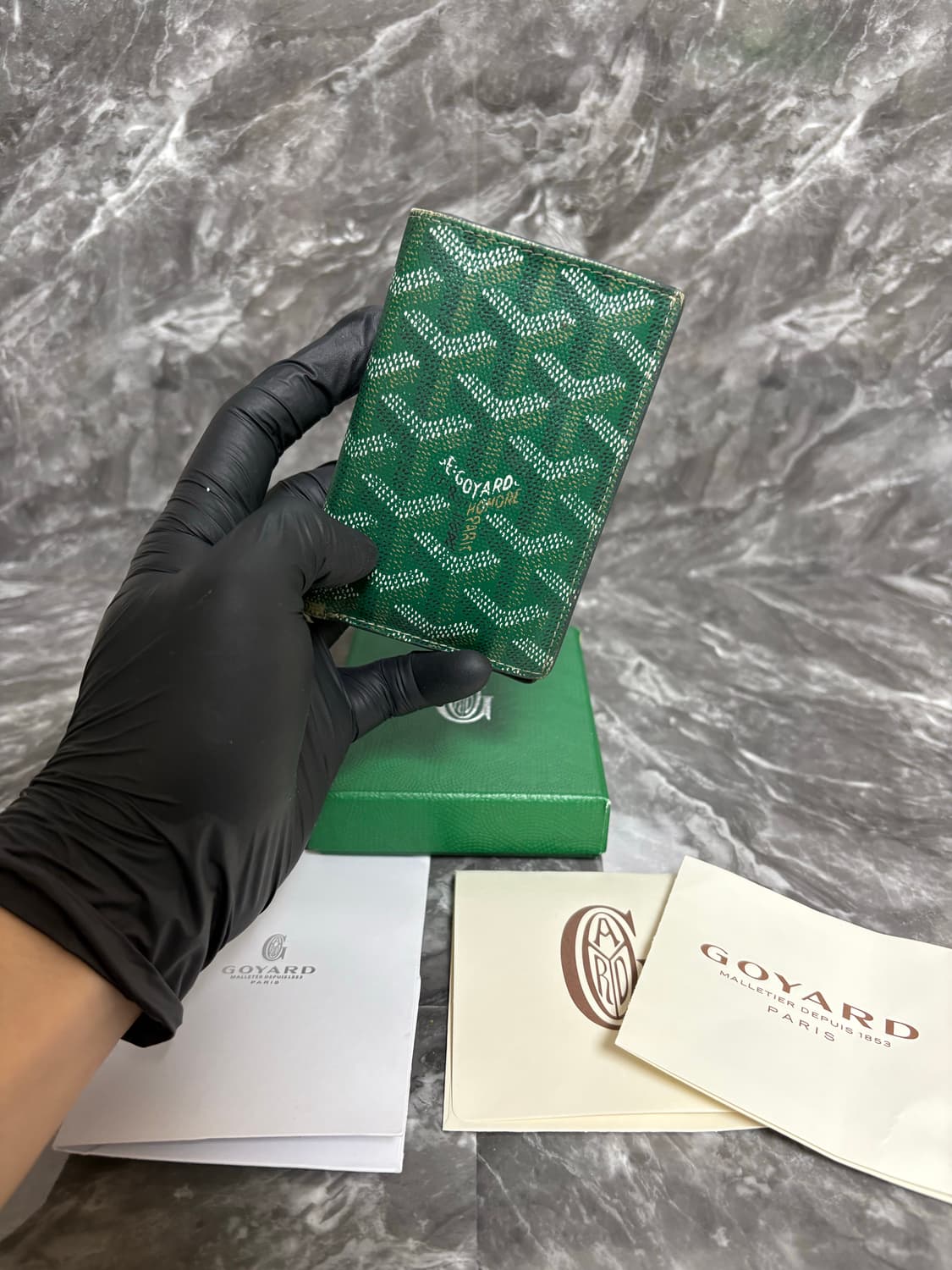 고야드 생피에르 스페셜 그린 오거나이저 카드지갑 상품이미지1